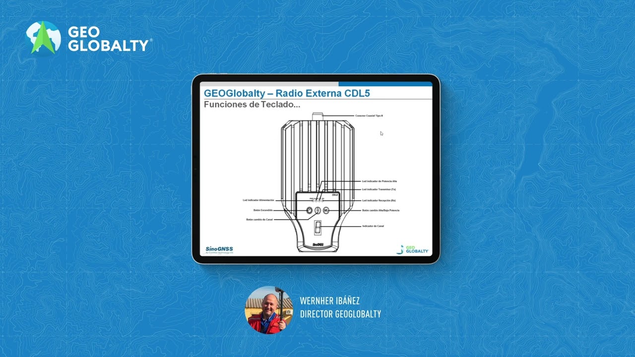 Video Tutorial Modo Repetición con Radio CDL5 y Receptor GNSS T300