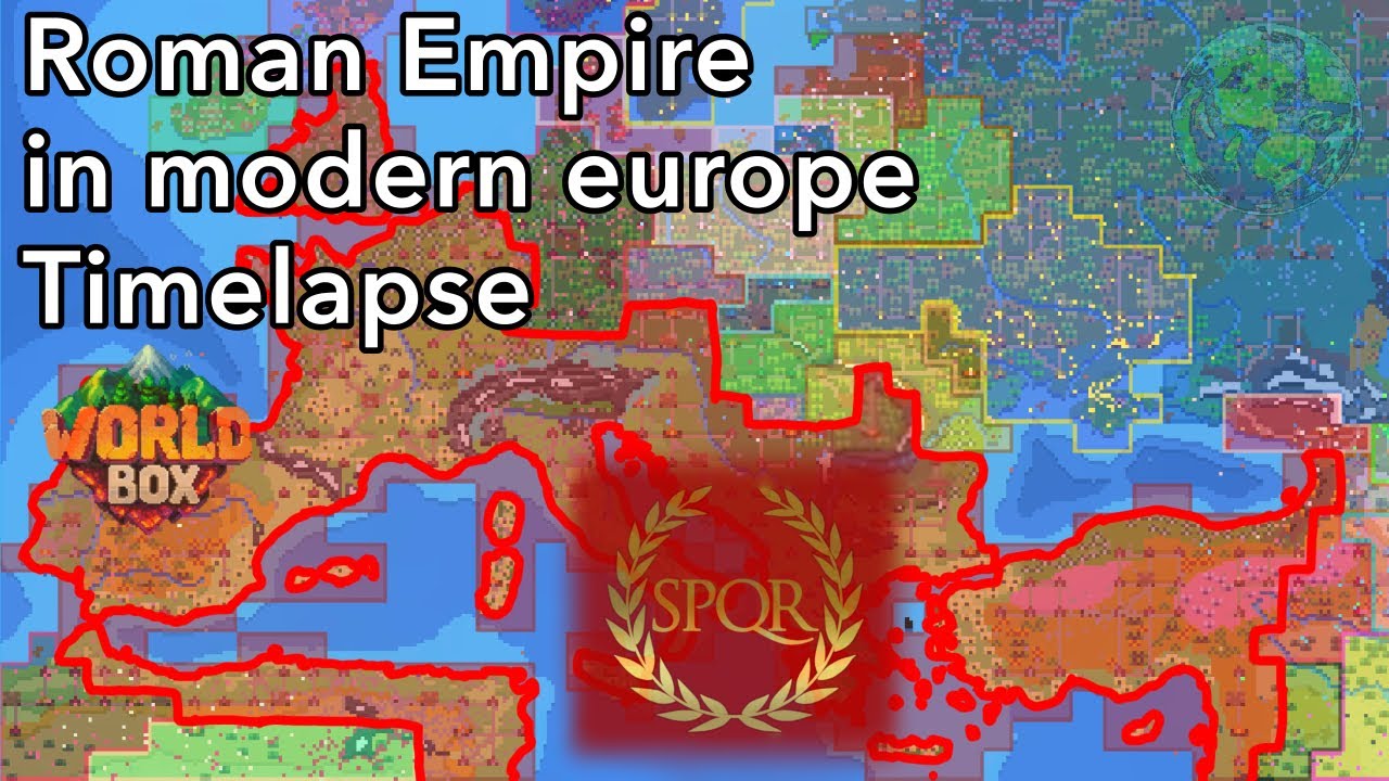 Roman Empire in modern Europe | WorldBox timelapse