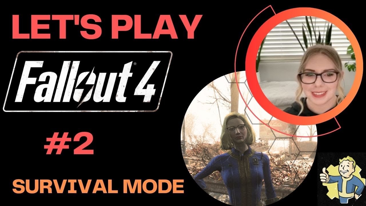 Fallout 4 Survival Playthrough | Part 2 | Gathering Materials and starting to build up Red Rocket