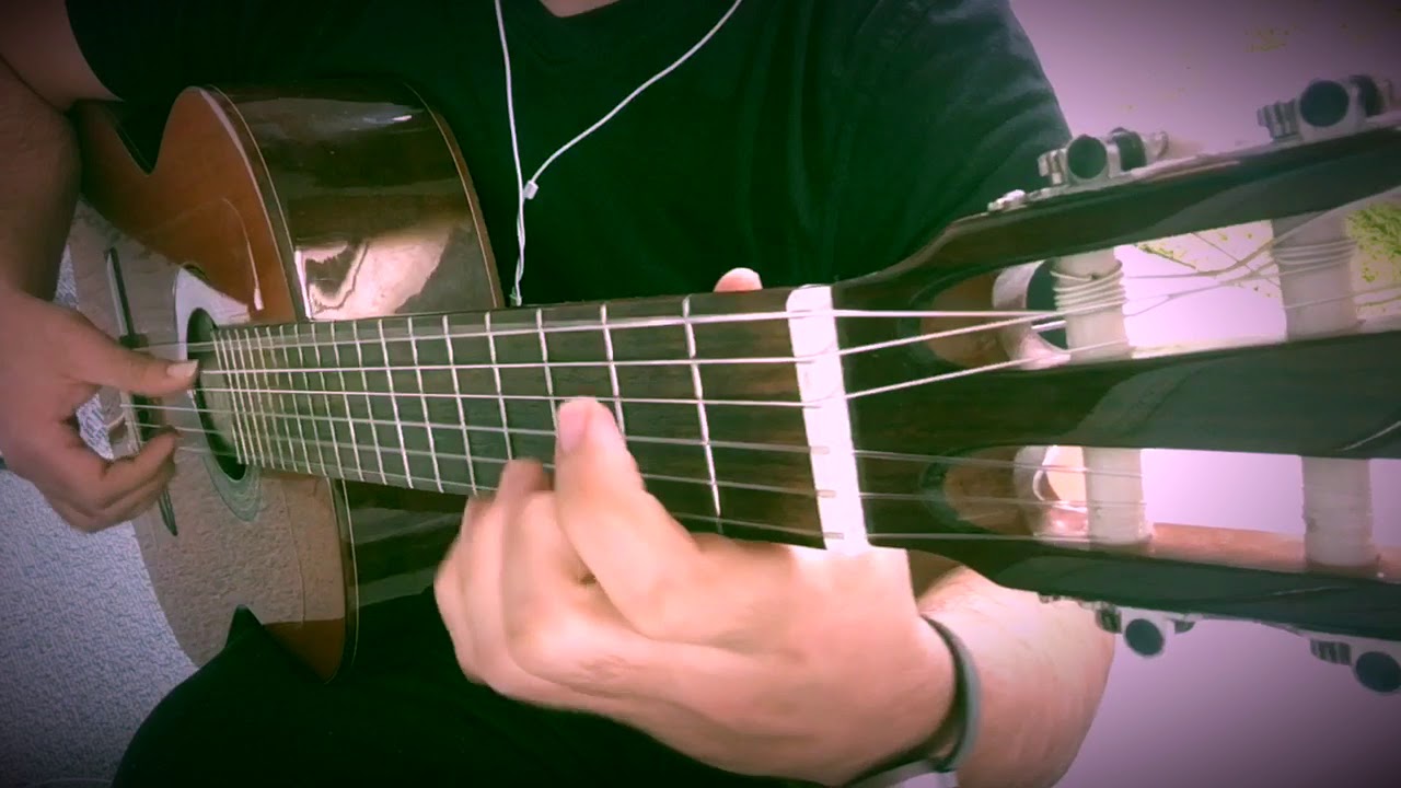 غيتار جيتار رومبا هالاسمر اللون  guitar finger style
