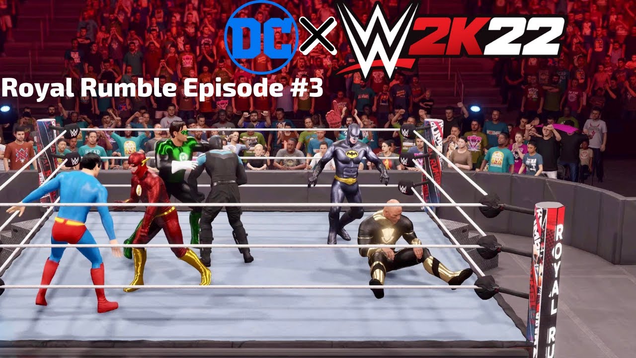 WWE 2K22 Royal Rumble Gameplay - DC Comics