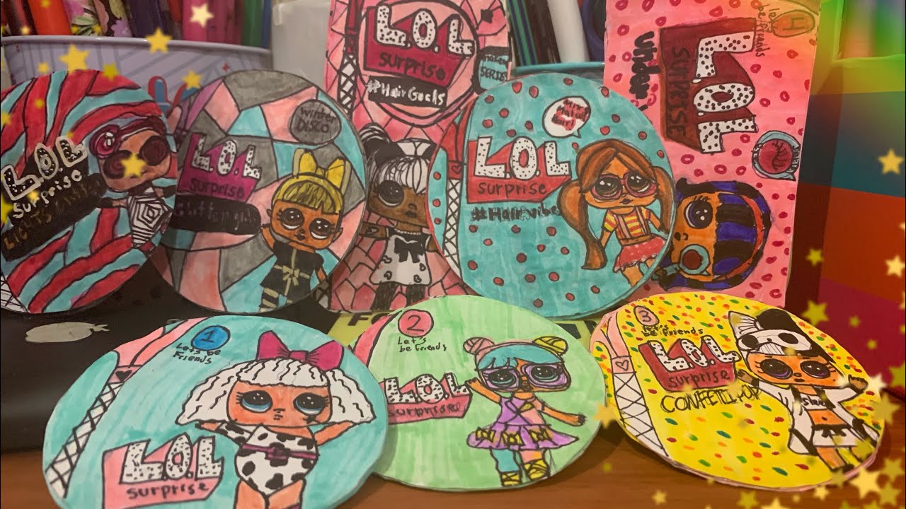 Sorpresas caseras de LOL caseras de papel de todas las ediciones 🔆