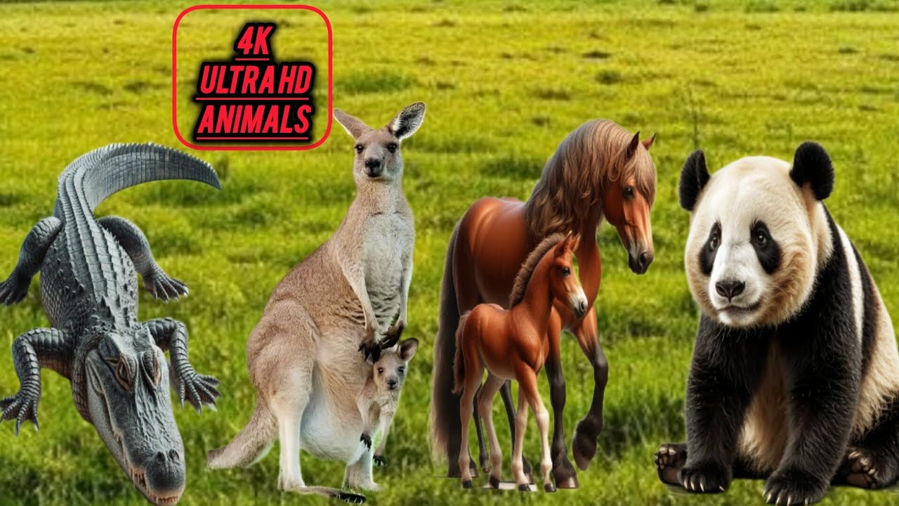 4K Ultra HD animals full HD quality animals video cute animals movement