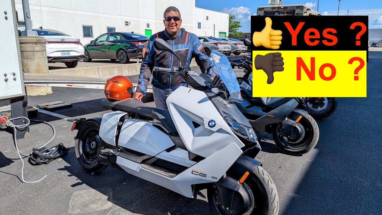 Первая поездка на BMW CE 04 | Лучший ли это электросамокат?