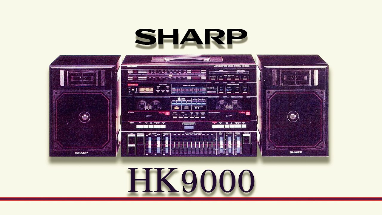минио бзорчик- ᴴᴰ Vintage HI-FI. SHARP HK-9000Z(bk)