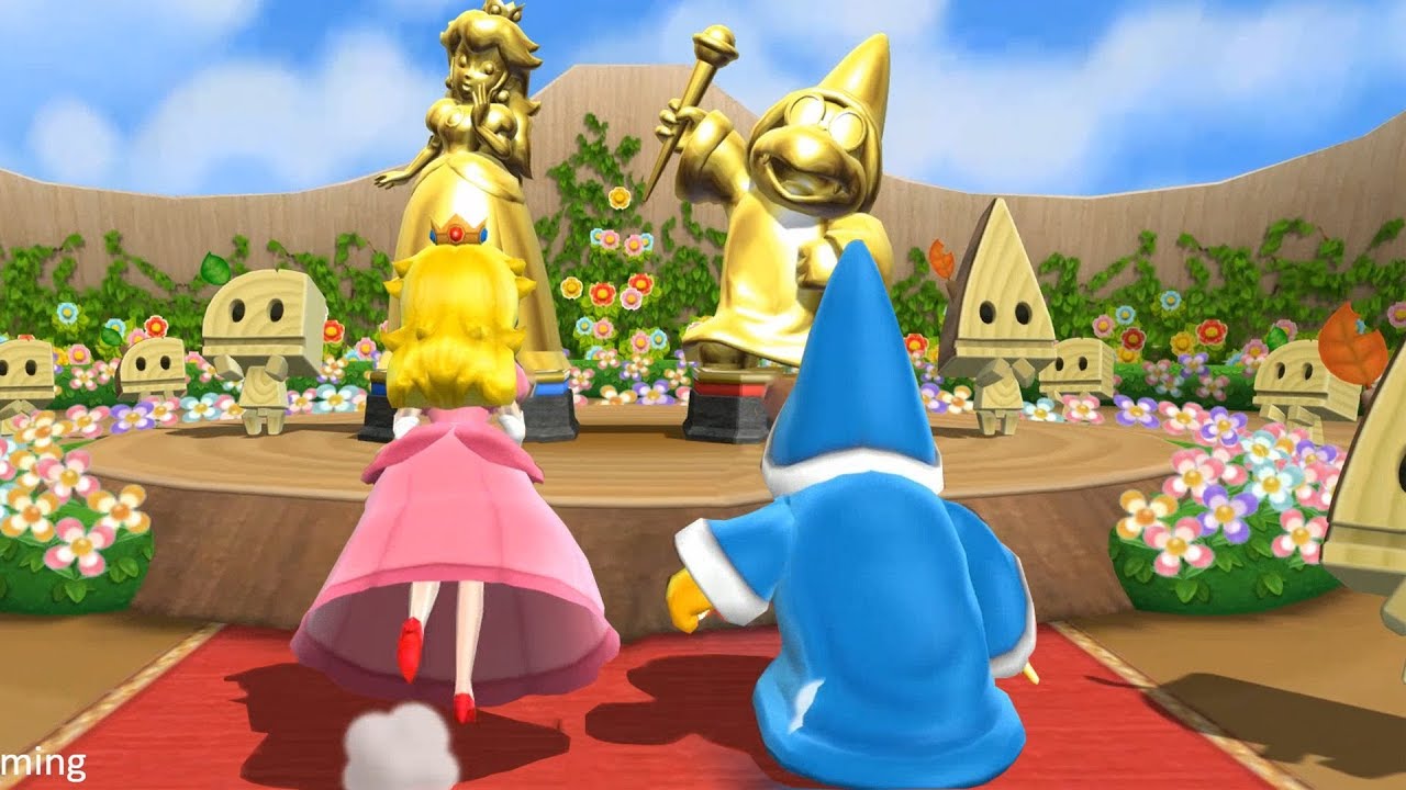 Mario Party 9 Step It Up - Duel Peach Vs Kamek | Who Will Win? | JinnaGaming