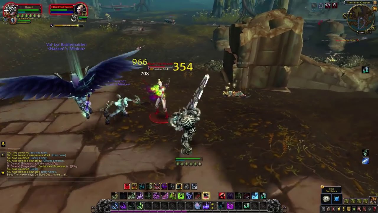 WOW 8.0 Battle for Azeroth alpha version DK Overview ( part2 )