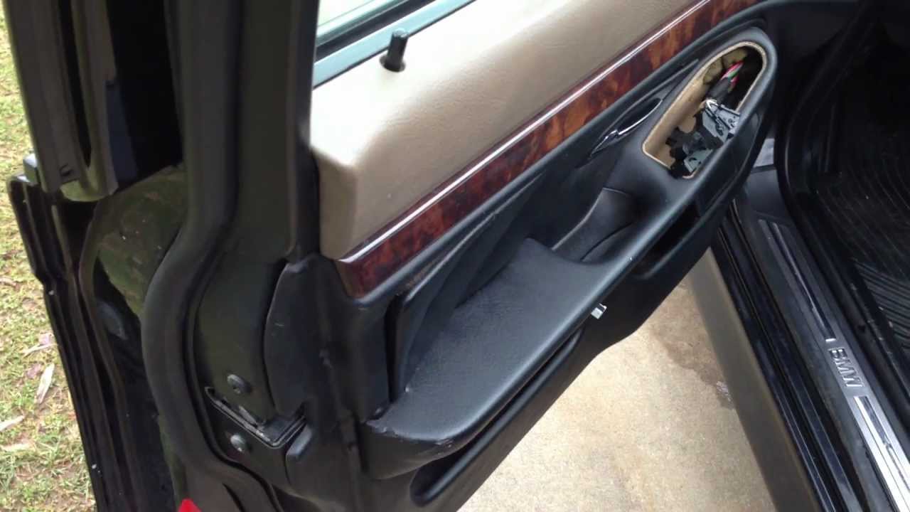 Замена дверной панели BMW E39 своими руками