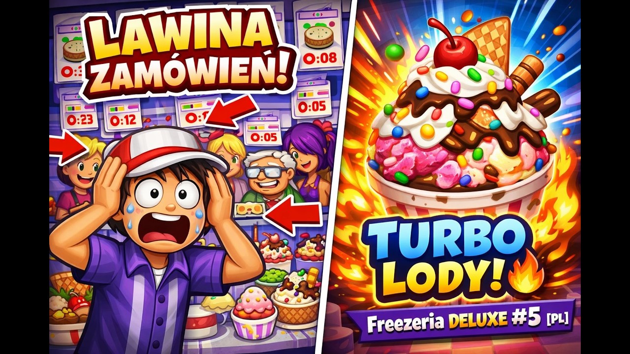 Lawina Zamówień i Turbo Lody! 🍦🔥 Freezeria Deluxe #5 [PL]