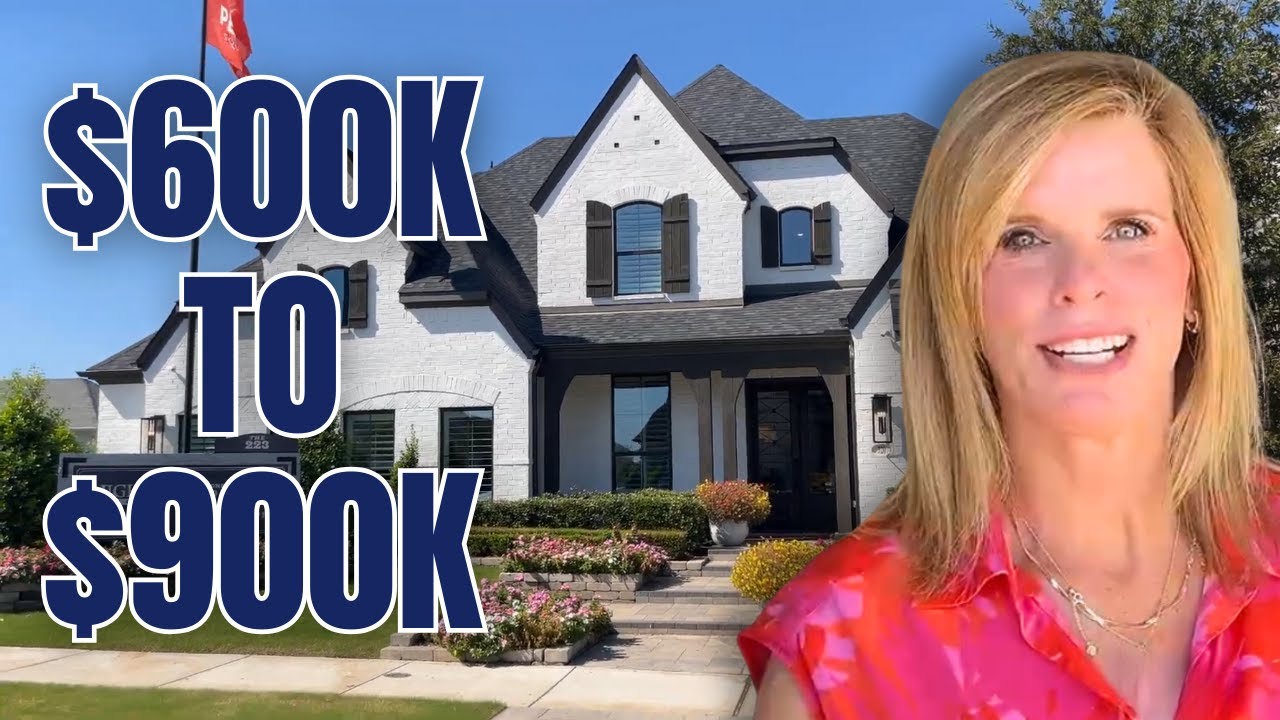 3 STUNNING Pecan Square Model Homes - Northlake Texas Home Tour