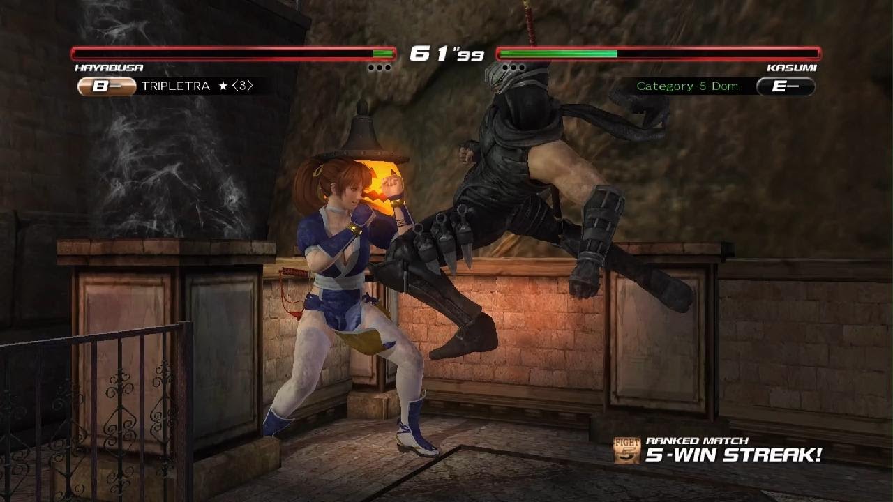 DEAD OR ALIVE 5 Last Round Kasumi 🆚 Hayabusa