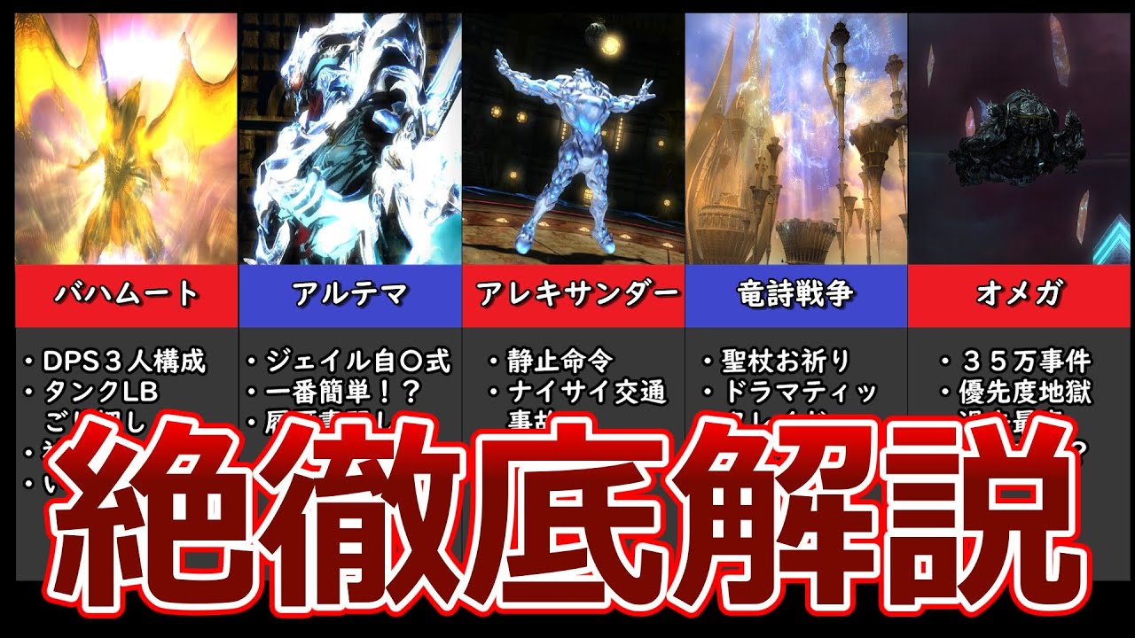 【FF14】絶コンテンツ徹底解説【高難易度】