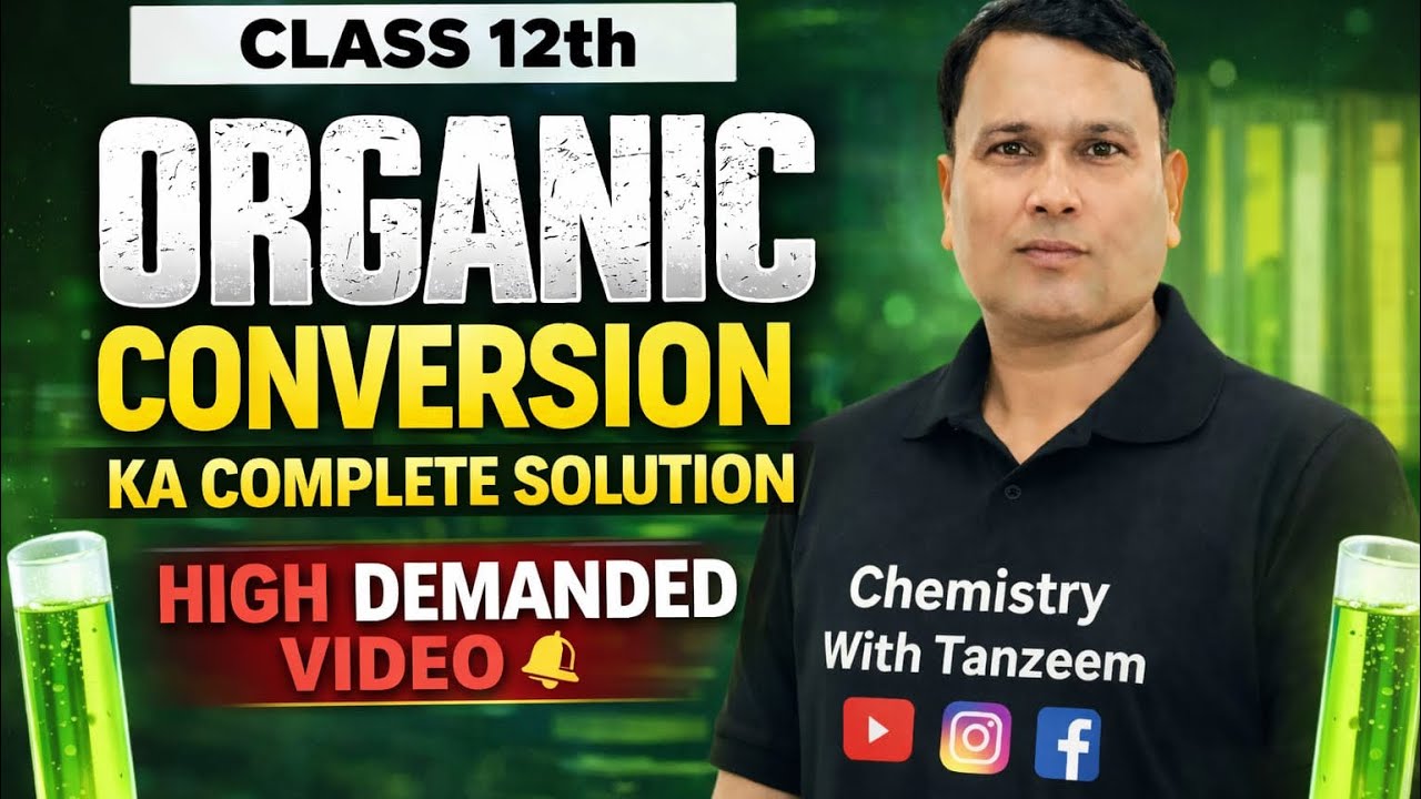  All important Organic Conversion Class-12 #chemistry #boardexam2026 #neet #jee 