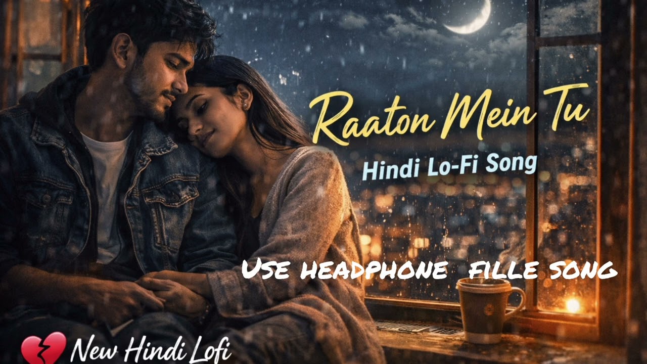 Raaton Mein Tu 🌙 | Hindi Lo-Fi Song 2026 | Late Night Love Vibes | Rain & Chill