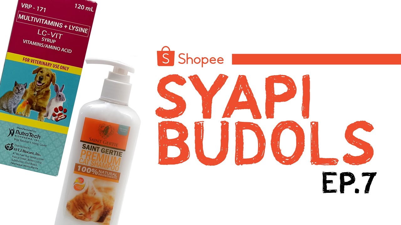 Syapi Budols EP7: Saint Gertie Premium Organic Cat Shampoo and LC Vit Plus Multivitamins Pusa Shopee