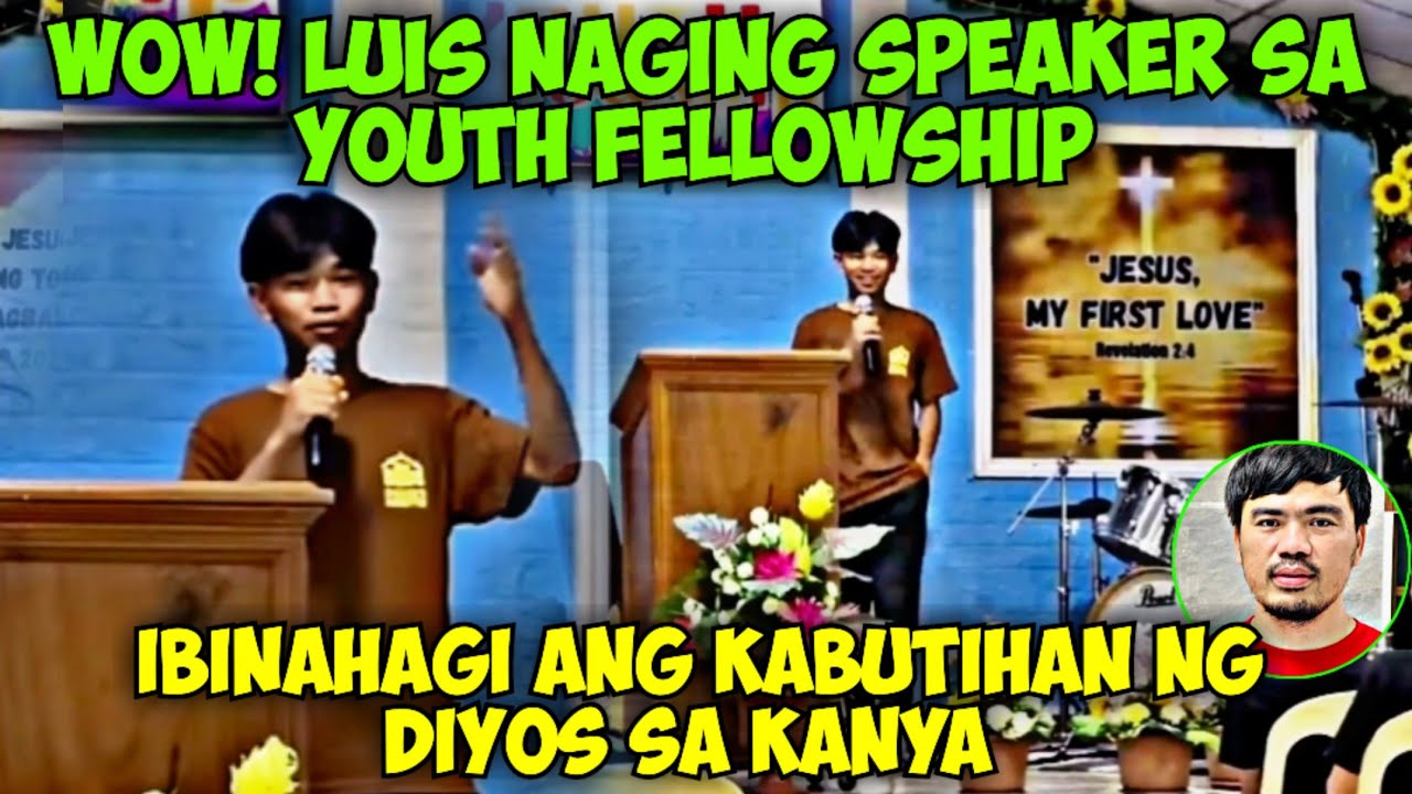 WOW! LUIS NAGING SPEAKER SA YOUTH FELLOWSHIP | IBINAHAGI ANG KABUTIHAN NG DIYOS SA KANYA | TECHRAM