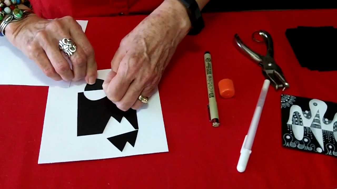 Zentangle® Notan with Cindy Shepard