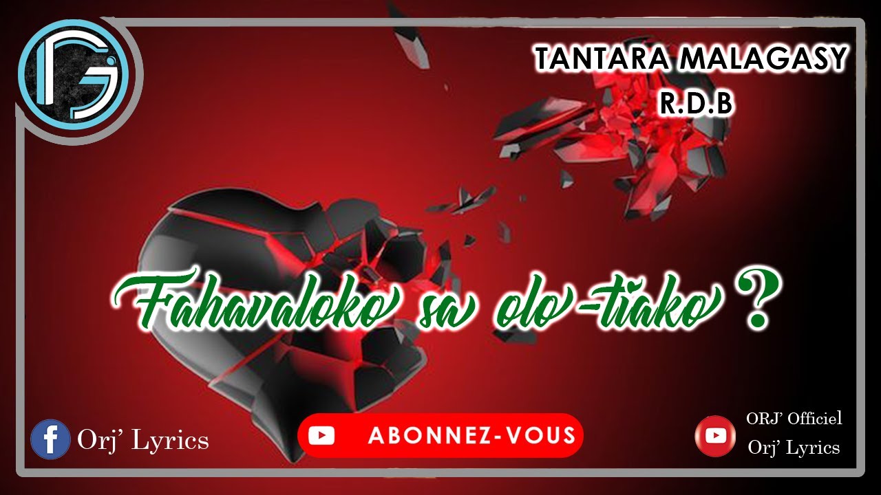 FAHAVALOKO SA OLO-TIAKO ? || TANTARA MALAGASY [R.D.B]