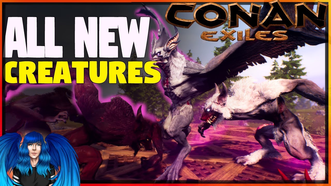 ВСЕ НОВЫЕ СУЩЕСТВА НА ОСТРОВЕ СИПТАХ | Conan Exiles Сиптах |