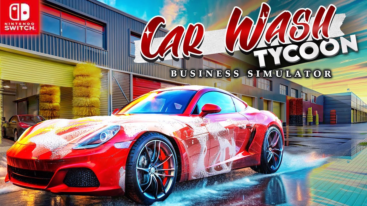 Car Wash Tycoon Business Simulator - Nintendo Switch Gameplay