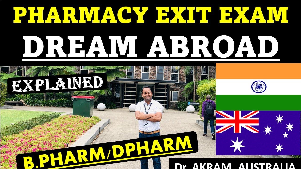 Pharmacy exit exam in India and it’s impact on Abroad | PCI Exit Exam for B Pharma Students