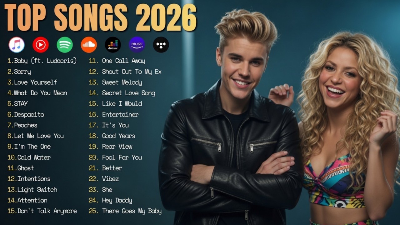 Top Hits 2026 🌍 | Best Pop Songs Playlist 🚀 Rihanna, Bruno Mars, Ed Sheeran, Dua Lipa, Justin Bieber