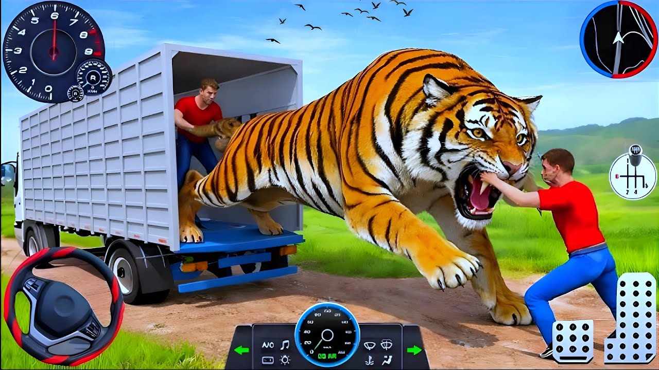 Animal Cargo Truck Driving Game 3D - Animal Transport Cargo Truck 2024 - Android Gameplay