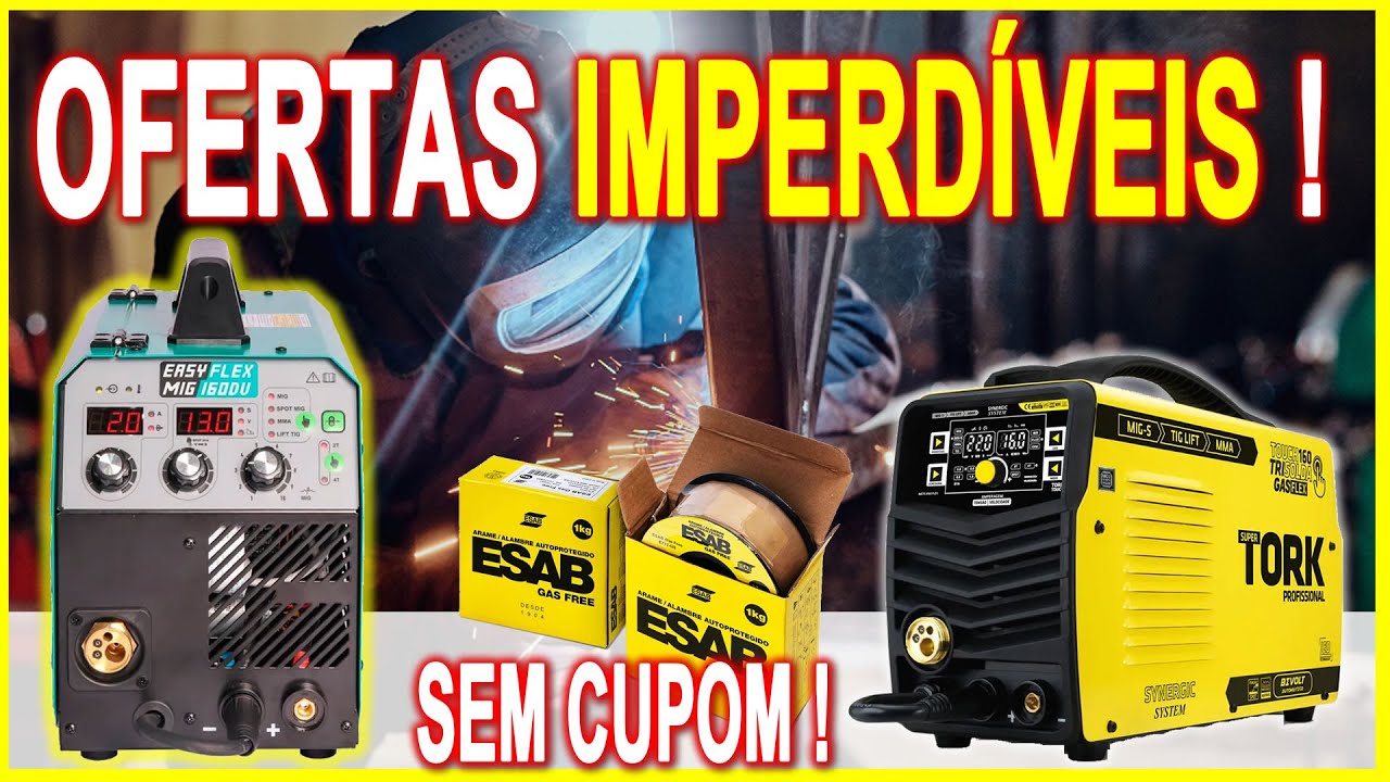As melhores ofertas de arame a inversora de solda  sem cupons !