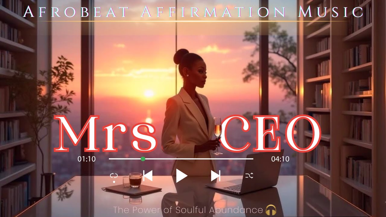 💫Divine Feminine BOSS Vibes | Manifestation Song 🎧 Mrs. CEO | Afrobeat Affirmation Music for POWER 💋