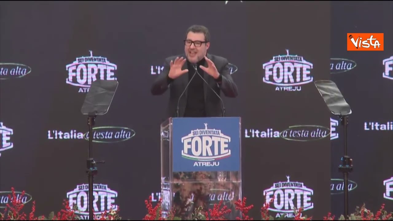 Salvini ad Atreju: 