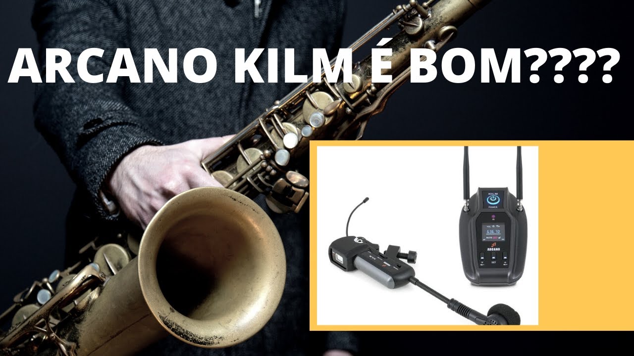 Microfone Sem fio Arcano KILM para Saxofone - Primeiras impressões e teste 01
