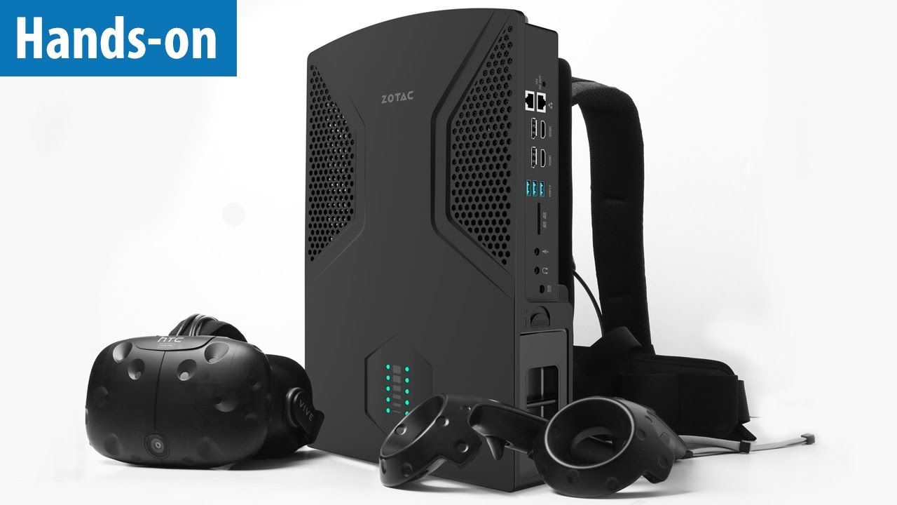 VR-Rucksack-PC - Zotac VR GO im Hands-on | deutsch / german