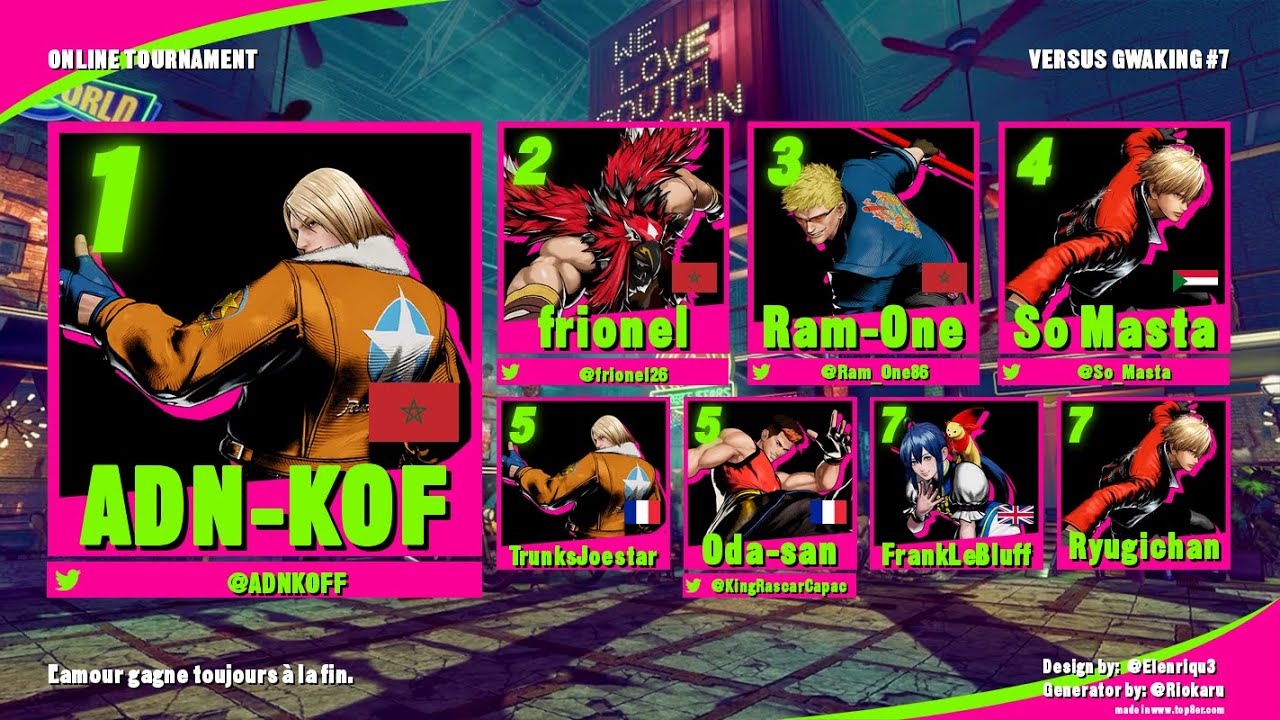 VERSUS GWAKING #7 : LE TOURNOI FATAL FURY COTW