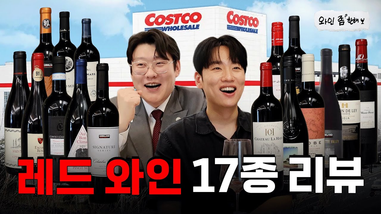 가성비 끝판왕은? | 코스트코 레드와인 뿌수기 [와인좀한해]