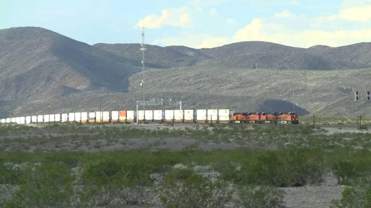 Bnsf Needles Sub Stack Notching Down at Ash Hill