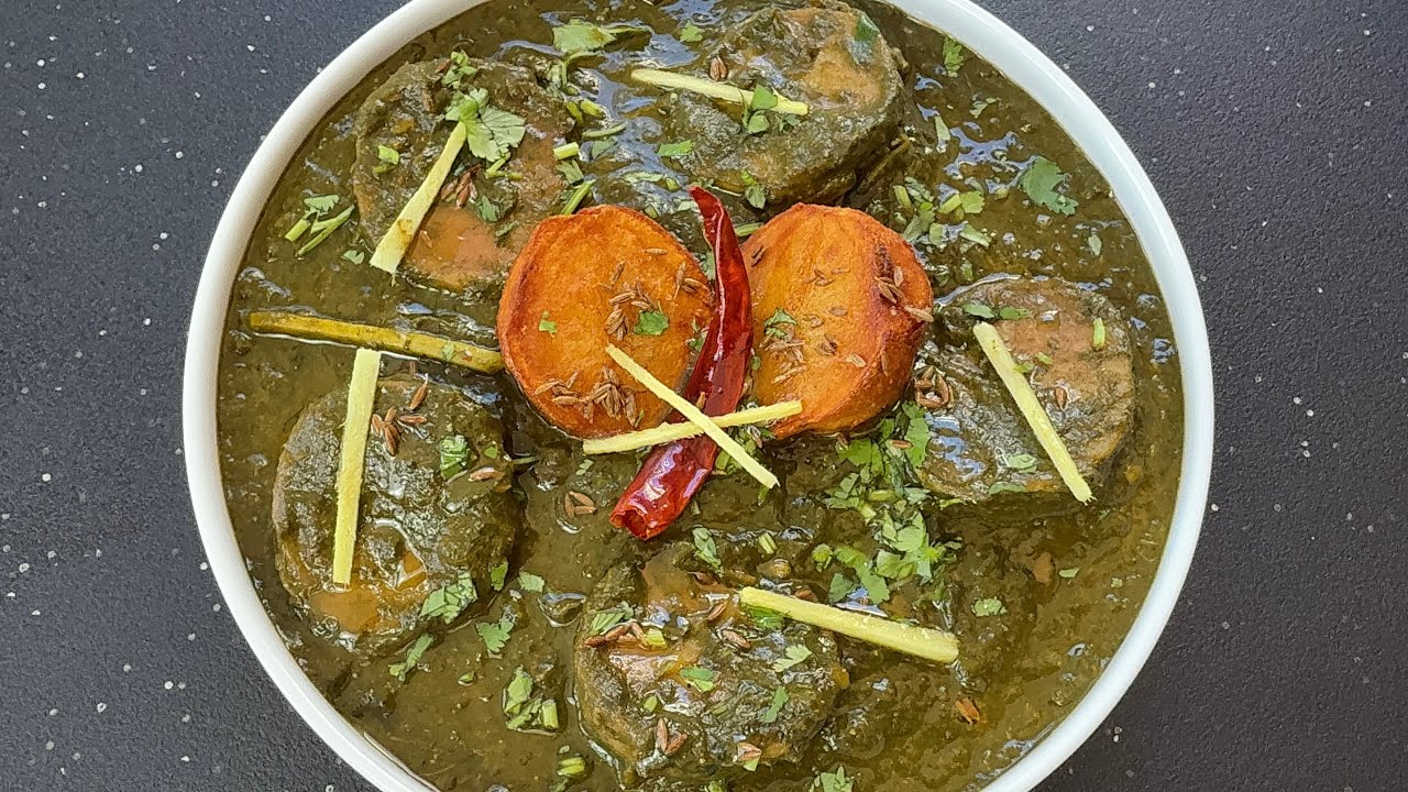 बिना प्याज़-लहसुन की स्वादिष्ट आलू पलक की सब्जी | Aloo Palak Gravy Wali Sabji Without Onion Garlic