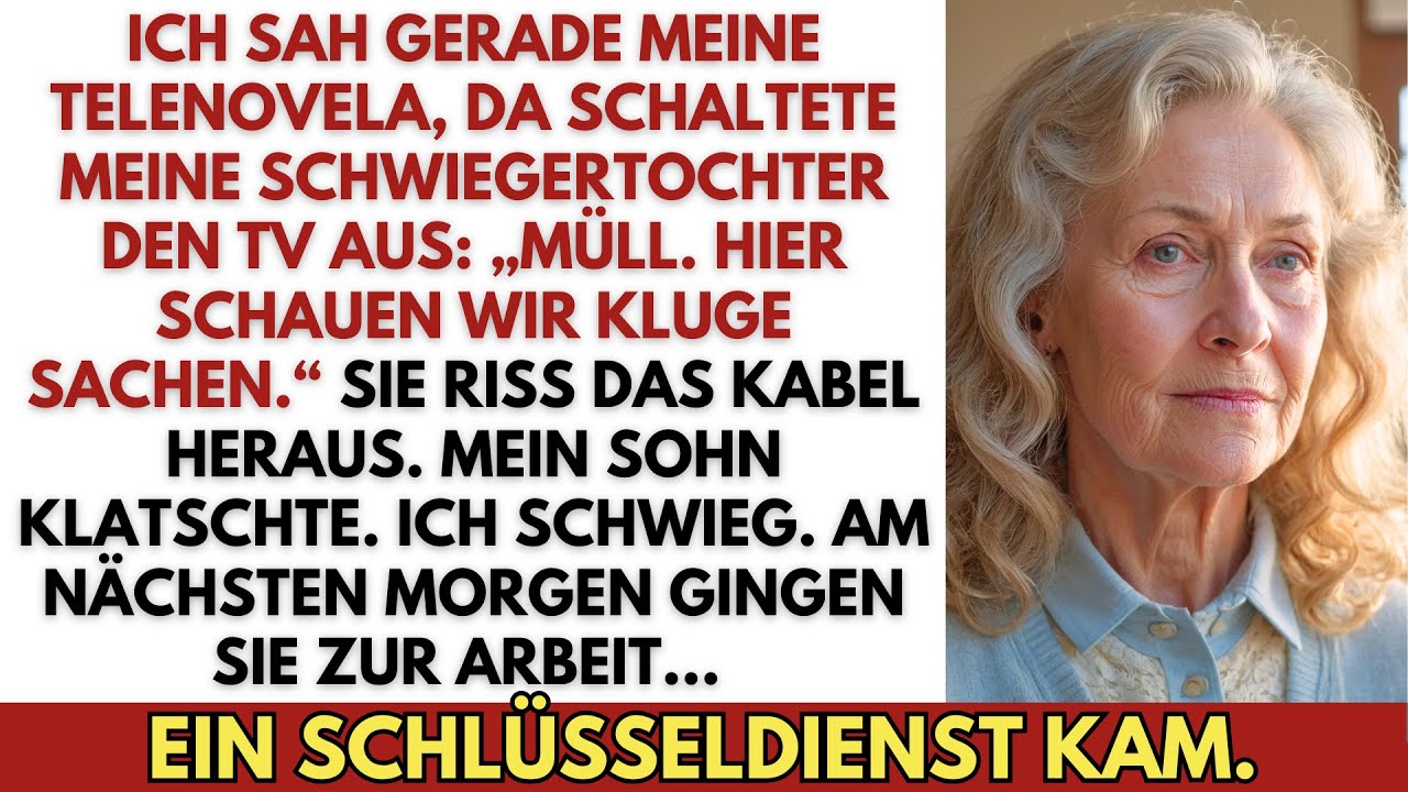 Schwiegertochter knallte die Fernbedienung: „Müllsüchtig!“ Nächsten Tag lernte sie Müll kennen.