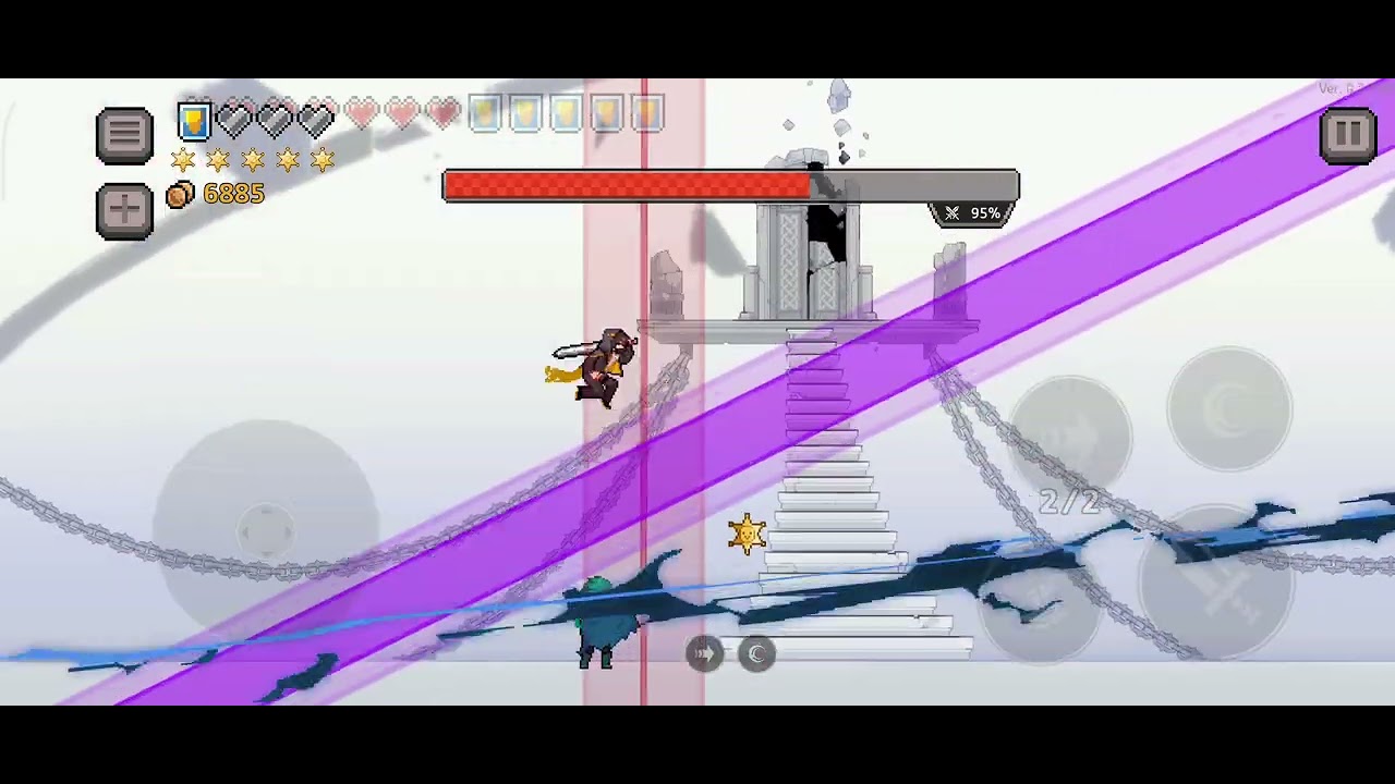 Dungeon Slasher - What completing Chronos mission with iron sword would look like.