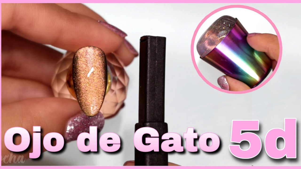 UÑAS con SELLOS y Ojo de Gato 5d 💅🏻