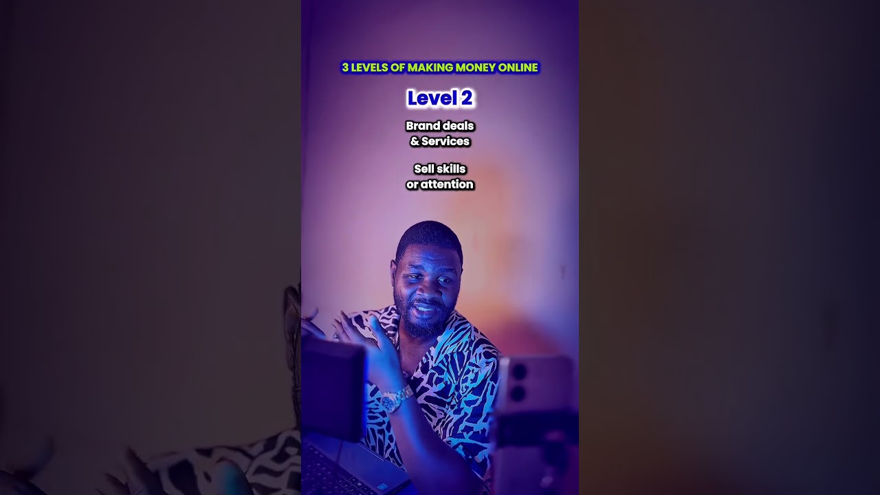 What are the levels to making money Online