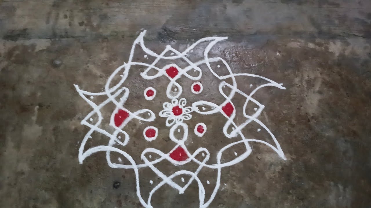 இனிய மகளி்ர் தினம் வாழ்த்துக்கள்❤️....rangoli 🪷3×7×3 dots kolam design/ simple and easy kolam design