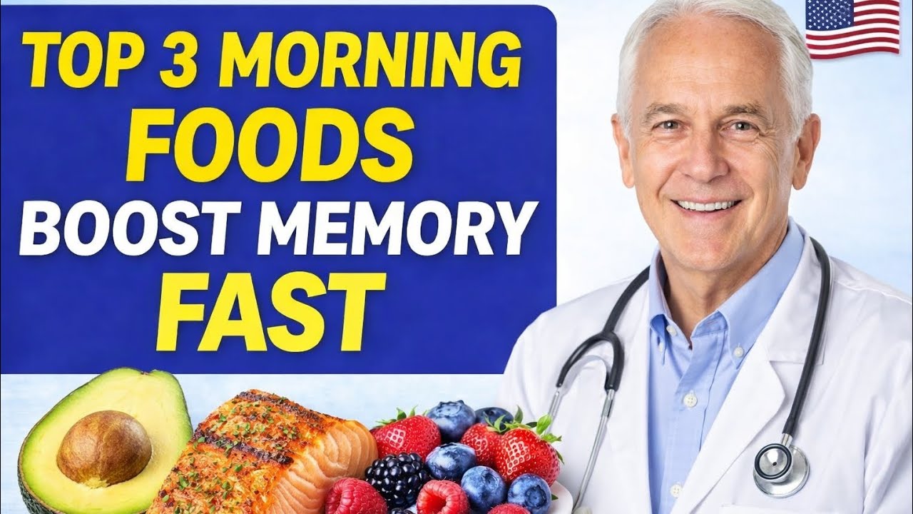 Top 3 Morning Foods for Seniors That Boost Memory & Brain Health | Doctor Explains Health