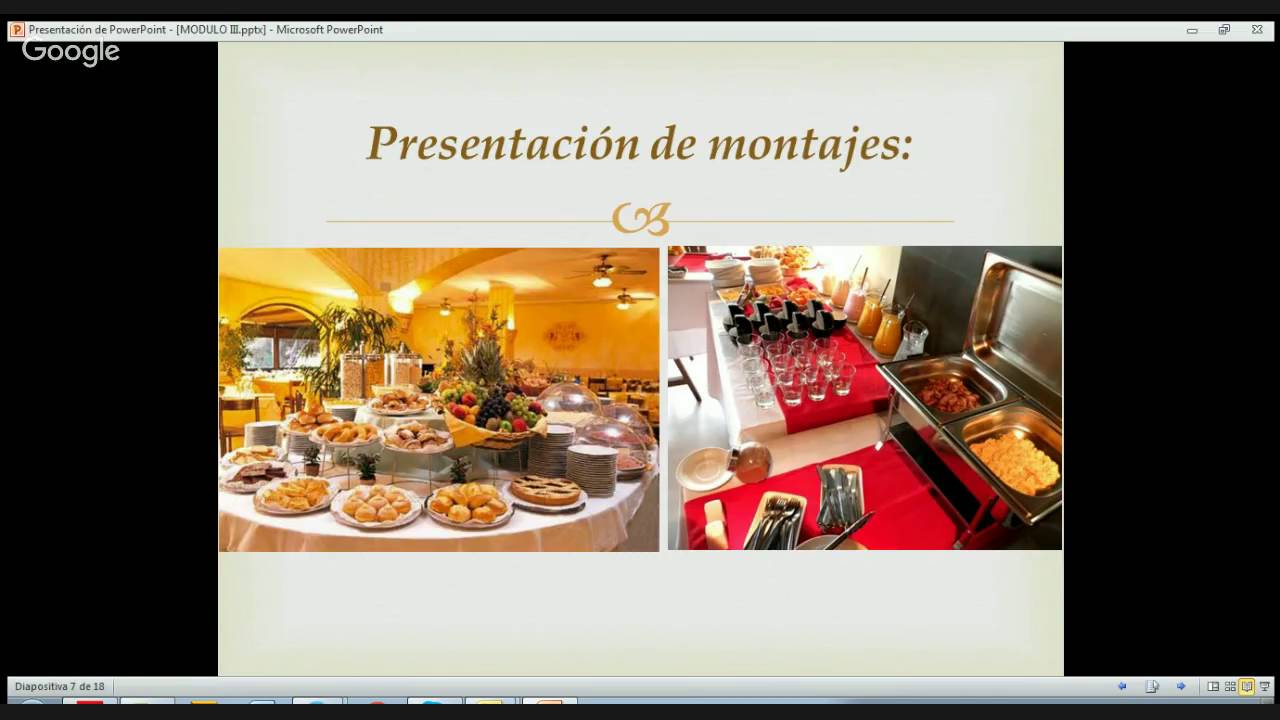 Organizacion de Catering para Eventos - Modulo III