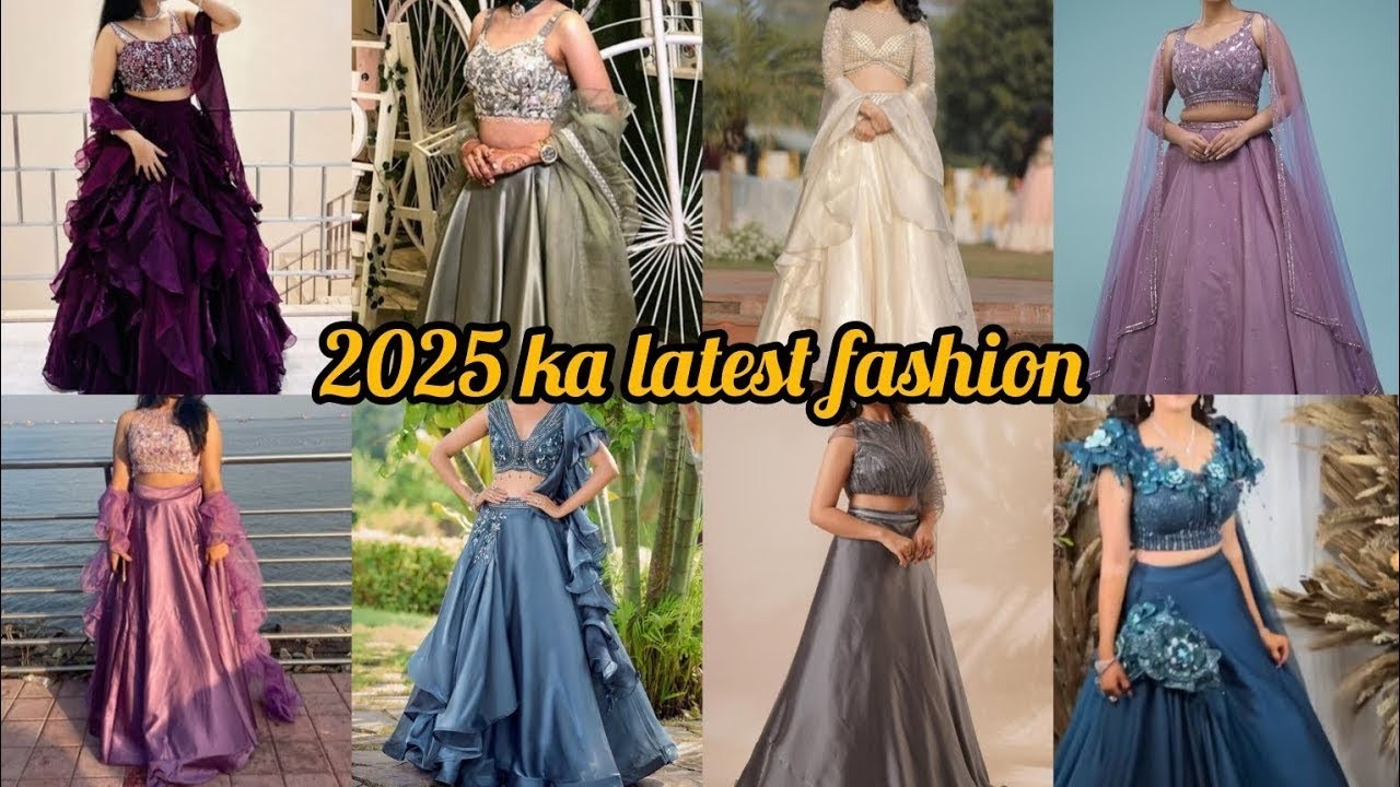 2025 crop top lehenga design for girls/party wear crop top lehenga/jimmi choo lehenga design#lehenga