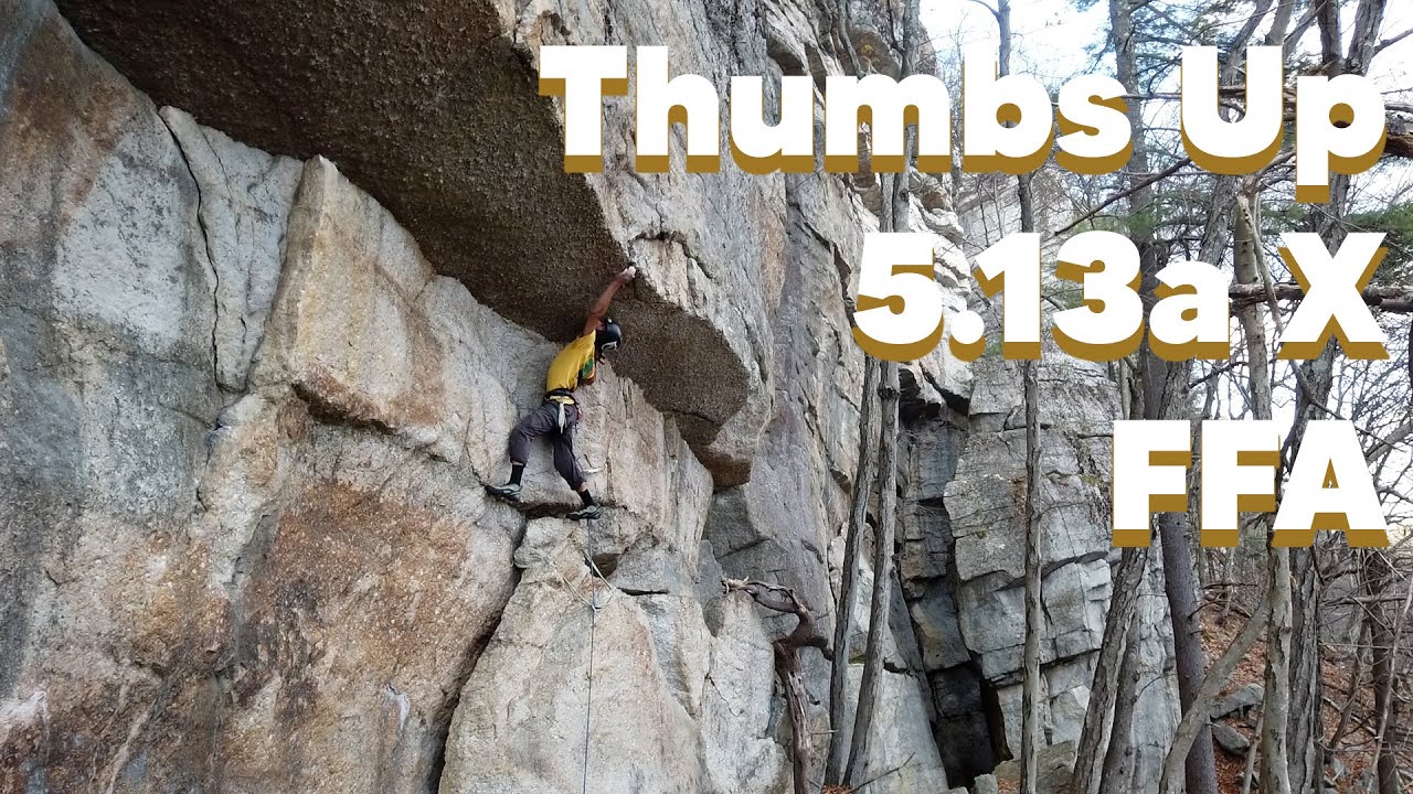 Thumbs Up 5.13a X FFA | Headpointing in The Gunks