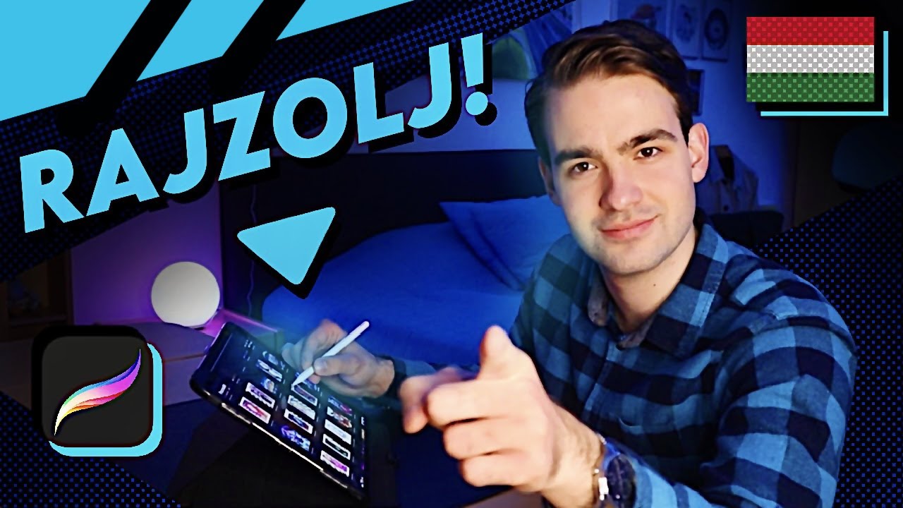 Magyar Procreate Tutorial. Hogyan kezdj bele a digit&aacute;lis rajzol&aacute;sba az IPaddel &eacute;s az ApplePencillel?