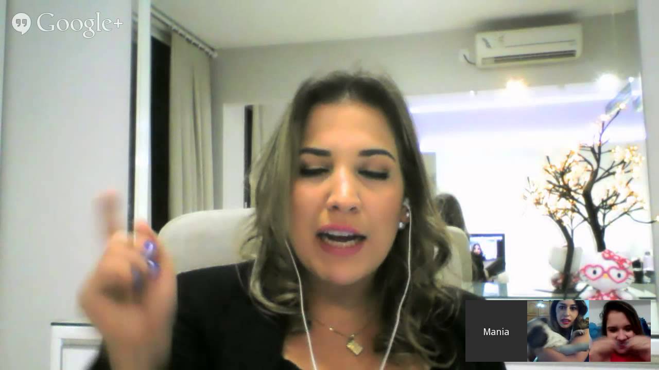 Hangout com Mania Vaidosa, J&eacute;ssica Make e Duda Megan