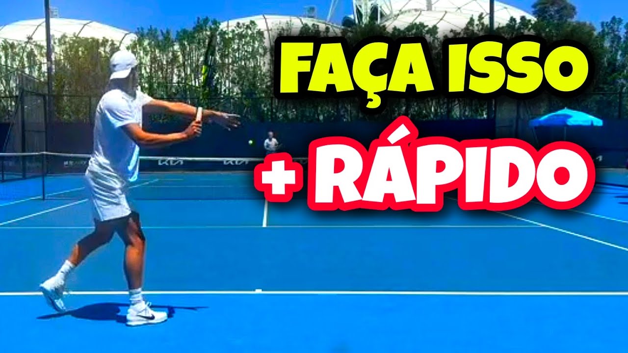 COPIE A TÉCNICA DE FOREHAND DO TENISTA HOLGER RUNE E PARE DE ATRASAR SUAS BATIDAS -TÉCNICAS DO TÊNIS