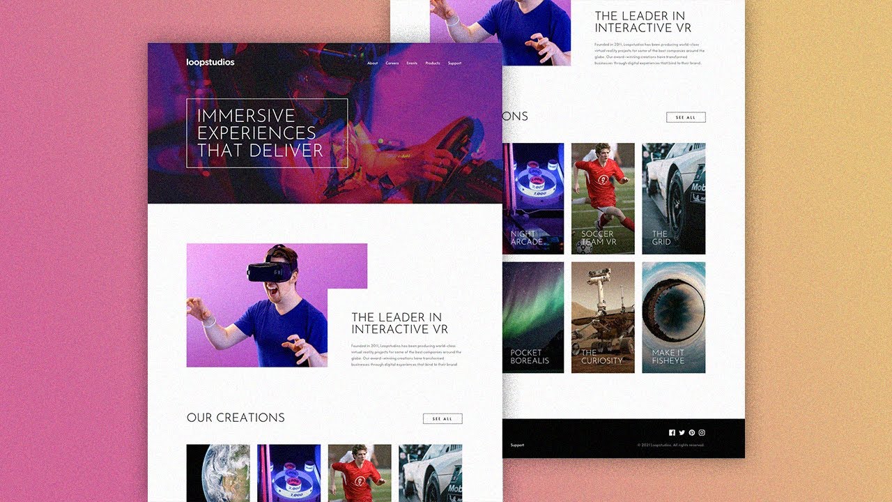 Landing page responsive con CSS GRID y MOBILE FIRST 🤩
