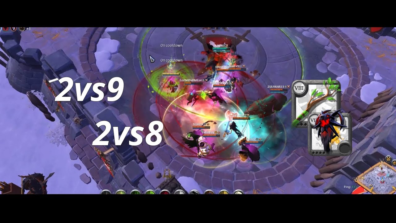 Blood moon + Great nature vs all |  Albion online duo roaming